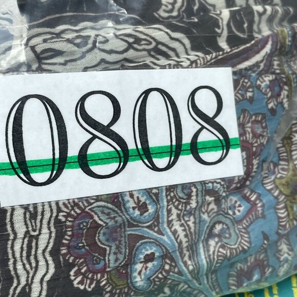 Christopher & Banks Paisley Pleated Skirt M Polyester Multicolor 0808 - Picture 9 of 10